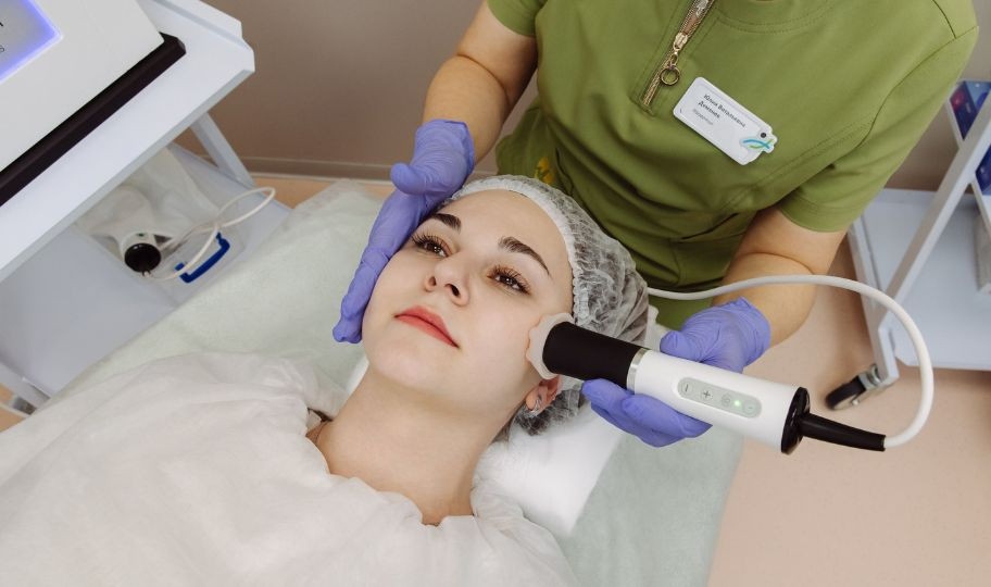 Geneo 4 в 1-RF-лифтинг (Tripollar) - карбокситерапия (OxyGeneo) - ультразвук (Ultrasound) - аппаратный массаж (Neomassage) (лицо + шея)