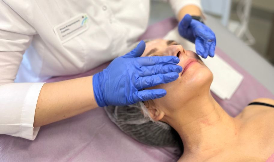 Geneo (увлажняющий комплекс) - ультразвук (Ultrasound) - аппаратный массаж (Neomassage) (лицо+шея)