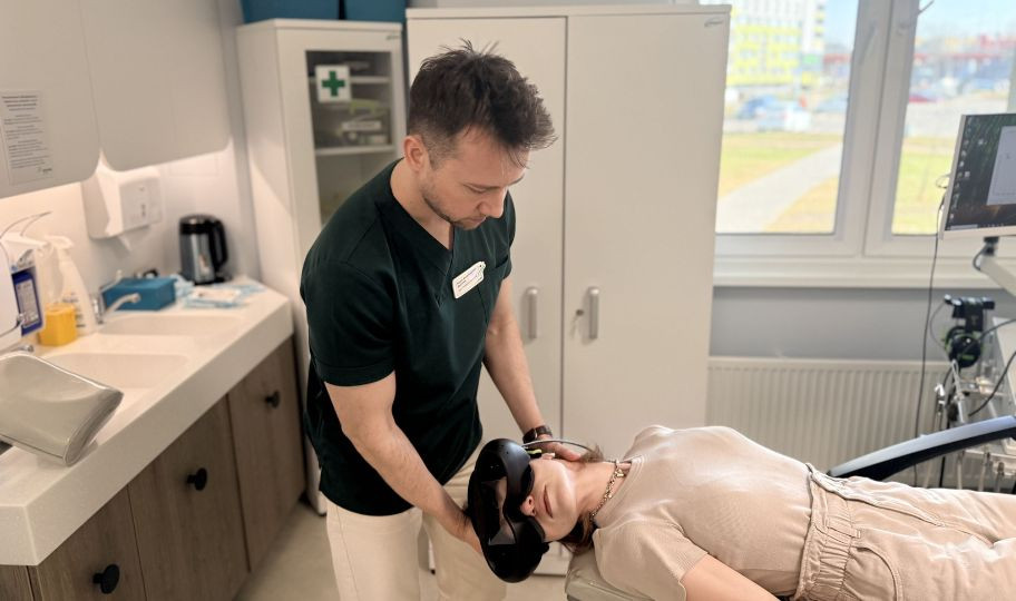 Комплексная диагностика вестибулярной функции (очки Френцеля)